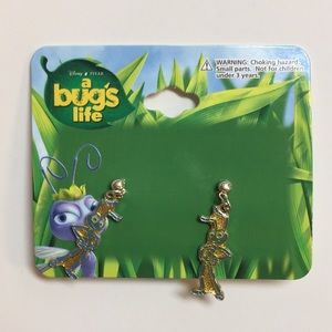NWT Disney Pixar A Bugs Life Flik Earrings
